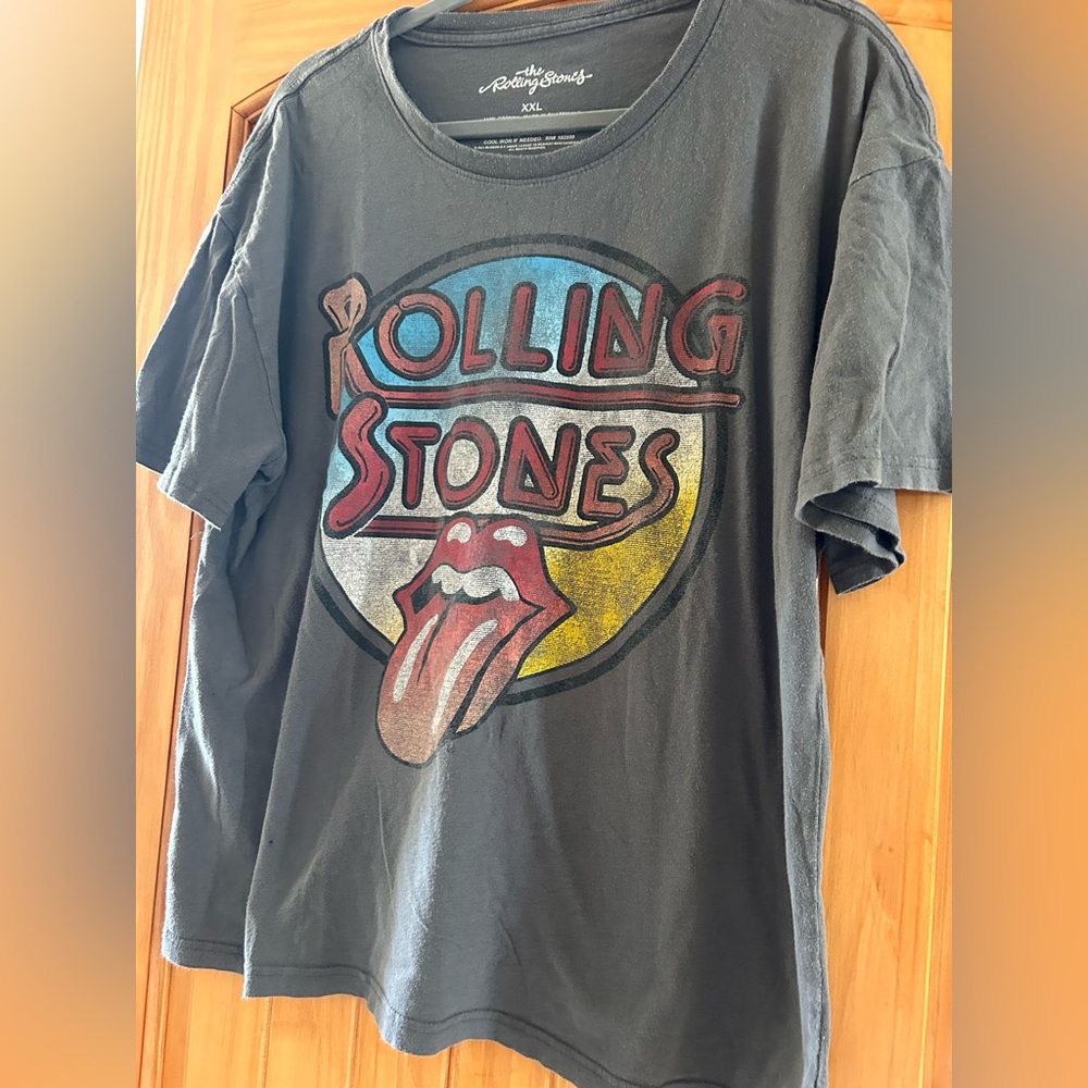 The Rolling Stones Kids T-Shirt - Black with Red and Yellow Graphic